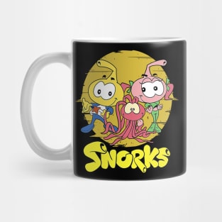 All About Snorks Showcase the Whimsical Charm and Unique Personalities of the Snorkland Residents on a Tee Mug